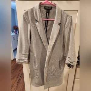 Rachel Zoe large gray blazer
